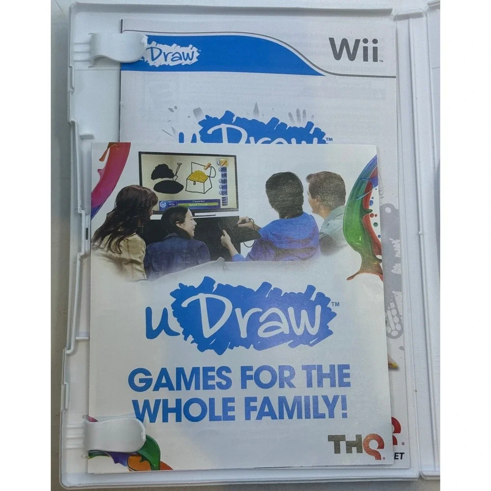 uDraw Studio Instant Artist Nintendo Wii Game THQ uDraw GameTablet Required